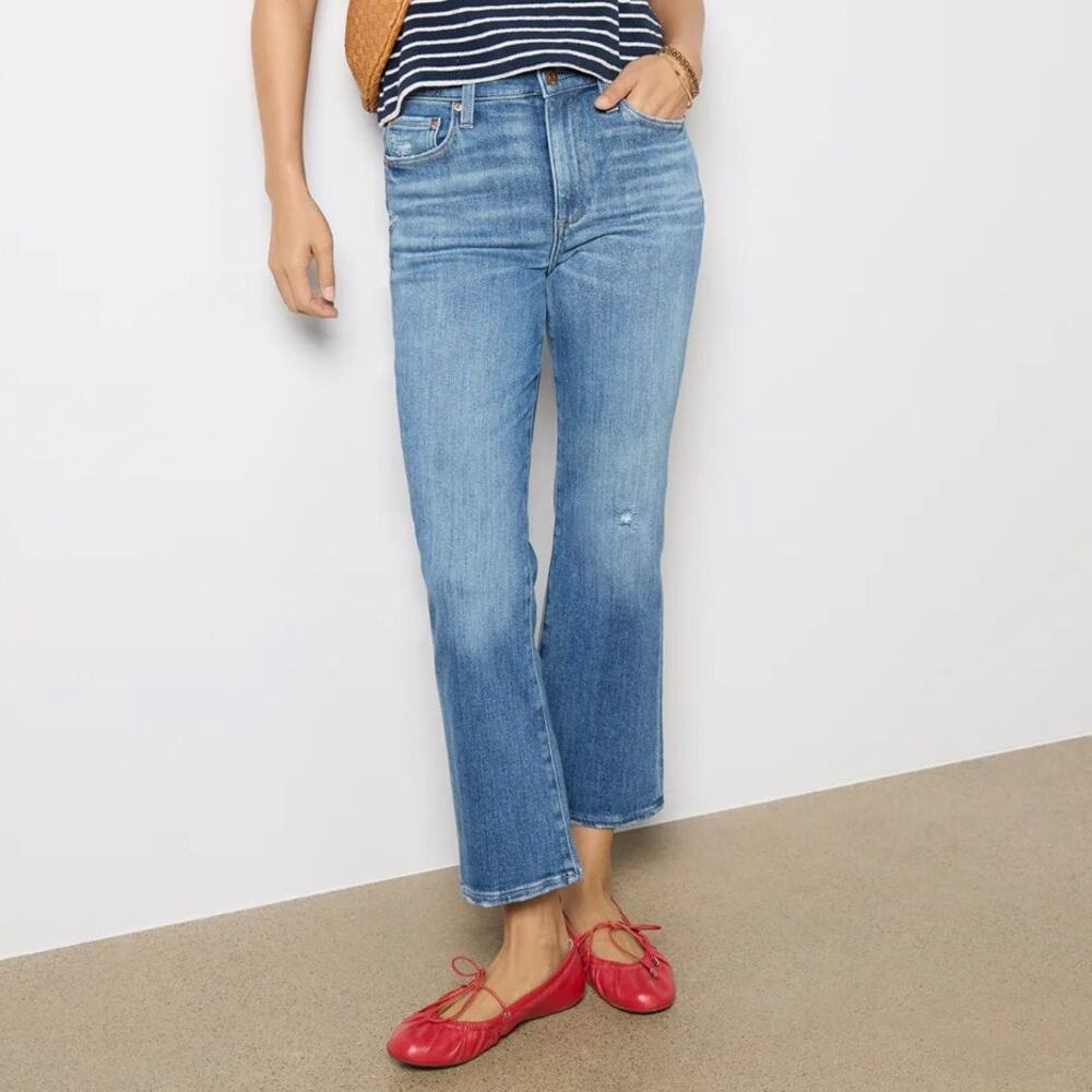 Pistola Blue Ankle & Cropped Jeans 32 Lennon High Rise